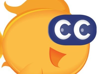 Captionfish Logo Mascot captionfish logo web