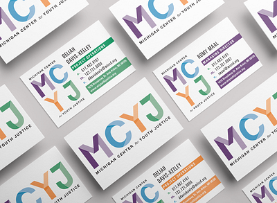 Identity for Michigan Center for Youth Justice branding branding design business cards criminal justice reform design idenity rebrand