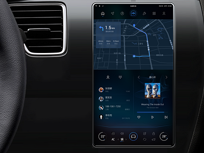 Baidu Apollo HMI-Digital Cluster Design car cars cluster hmi science self driving