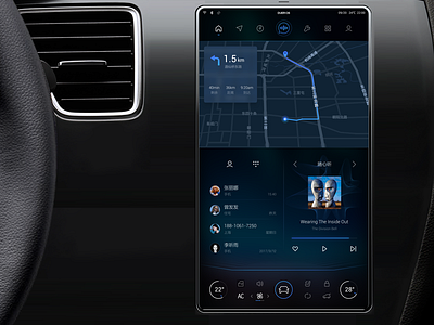 Baidu Apollo HMI-Digital Cluster Design