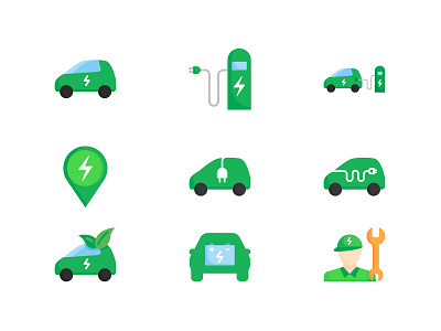 Electric vehicle icon. electric vihicle future icon icon design