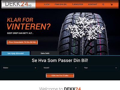 Dekk24 - Norwegian Wheels Store auto automobile ecommerce graphic design rims tyres ui ux web design wheels