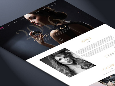 Photographer Website - Landing Page - WIP fashion landing page luxury photographer ui design web design