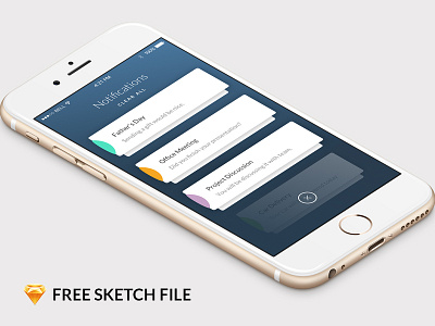 Notifications Screen - Design Challenge Day 01 app app design inspiration layout mobile notifications ui ui design