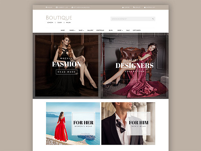 Boutique - Design Challenge Day 05 awesome challenge design ecommerce fashion inspiration ui design web