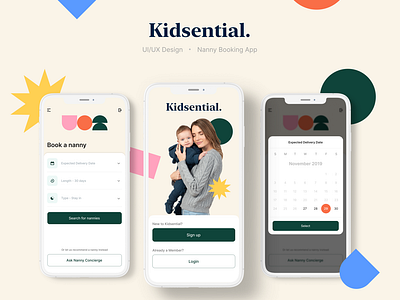 Kidsential | Nanny Booking Experience | CONCEPT 2