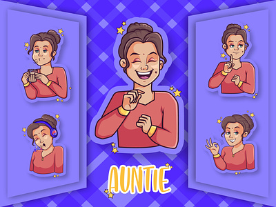 Aunty designs, themes, templates and downloadable graphic elements on  Dribbble