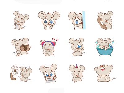 Cute Mouse Emoji