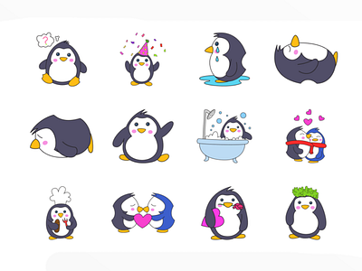Cute Penguin Emoji