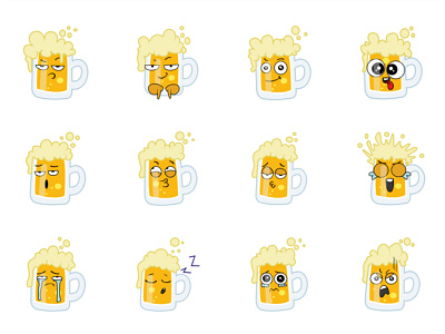 Cute Beer Emoji