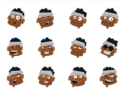 Indian Labourer Emojis app chat cute design emoji expression labourer lovable set shot smiley stickers
