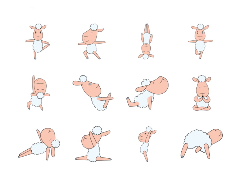 Sheep Emoji Set by Emoji Expert on Dribbble