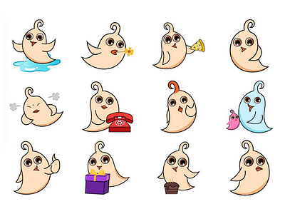 Cute Bird Emoji Set chat cute design dribbble emoji emojiexperts expressions faces happy illustration lovable set