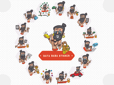 Data Baba Stickers