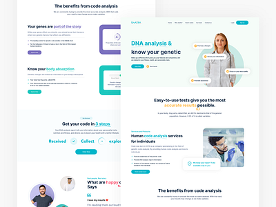 Shafra - Medical DNA analysis card clean create medical post product website