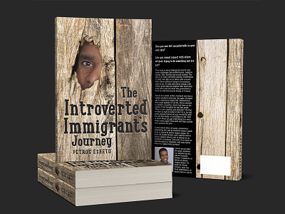 Introverted Immigrant book cover proposal book cover dramatic evocative fence immigrant introvert thoughtful