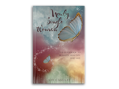 Newly Single Woman book cover proposal beautiful book cover butterflies divorced elegant graceful single women