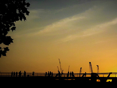 Sunset over London - Photography - Justine Montreuil