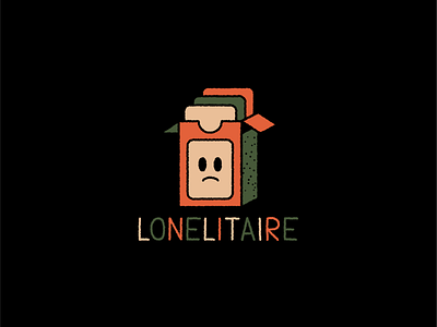 Lonelitaire ace cards cards design doodle icon logo lonely monopoly playingcards smile solitaire