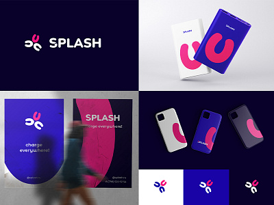 SPLASH Branding branding design logo minimal vector