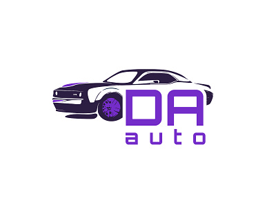 DA Auto logo design