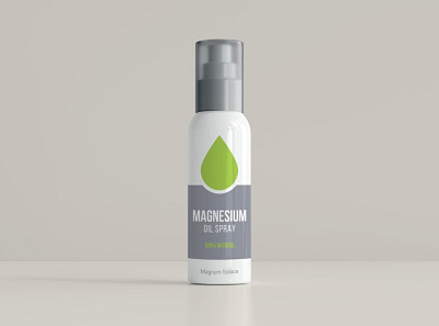 Magnesium Oil Spray bottledesign brand design graphicdesign minimal oilspraydesign package packagedesign spraydesign