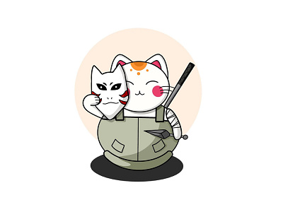 Cat from ANBU illustration