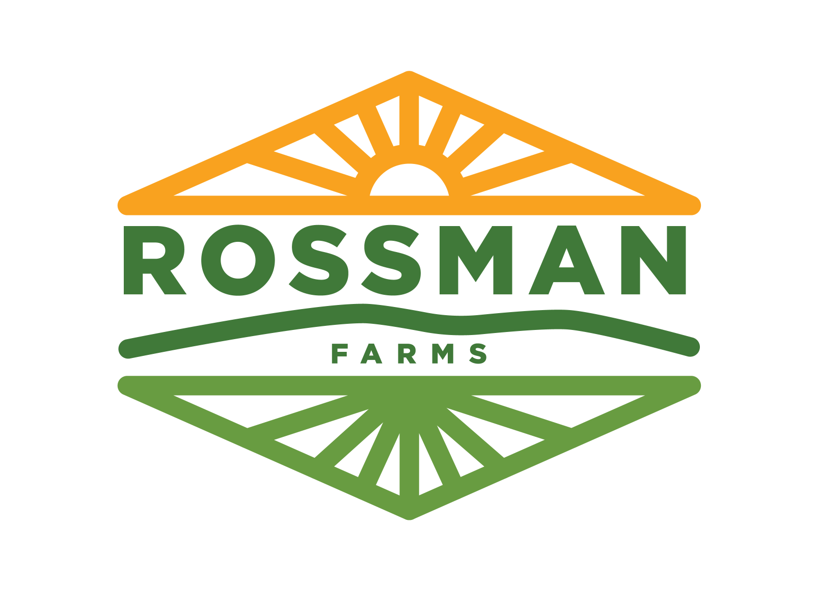 Rossman Farms Logo by Kevin Greene on Dribbble