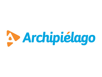 Archipiélago logo a icon a logo archipielago archipiélago hosting company islands logo logo design tech company