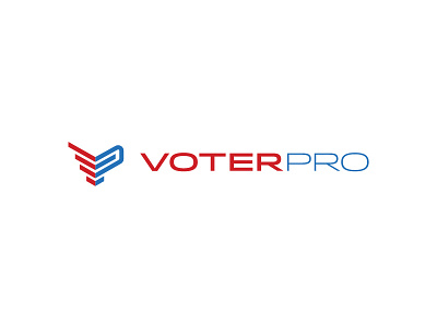 VoterPro logo american logo voter pro voterpro voting