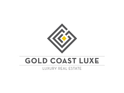 Gold Coast Luxe branding gold coast hoboken logo nj real estate