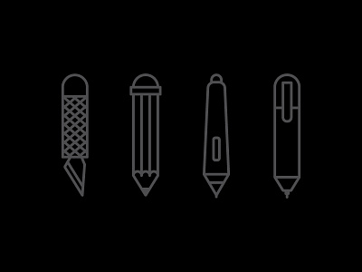 Tools of the Trade icons icon set icons pen pencil supplies tools xacto