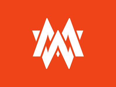 MW Monogram initials logo m monogram w