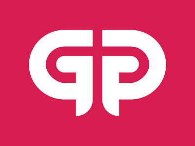 GP Monogram Logo g icon initials letters logo monogram p