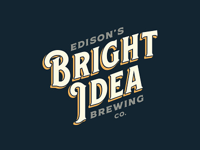 Bright Idea Brewing Co — Logo 1 beer brewery brewing logo