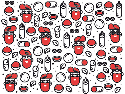 Juicy! Illustrations characters icon set illustration juicy juicy platters pattern