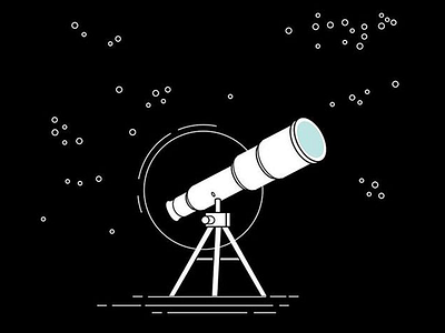 Telescope 2d design adobe illustrator graphic art graphic design layout motion design telescope vector vector artwork visual design