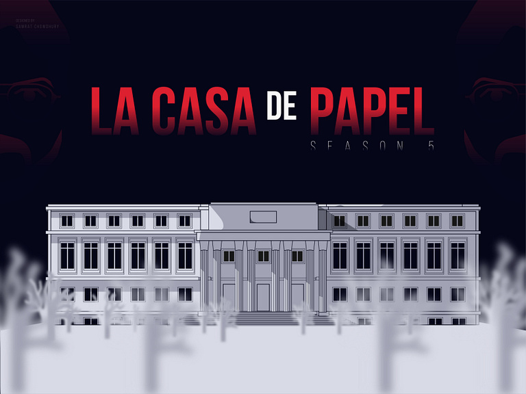 La Casa De Papel Poster - Money Heist - Illustration by Samrat ...