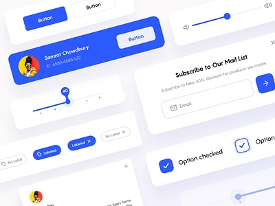 Design System Preview From one Old Creation (UI/UX) branding button card checkbox designsystem elements figma figmadesign form redesign ui ux website design widgets