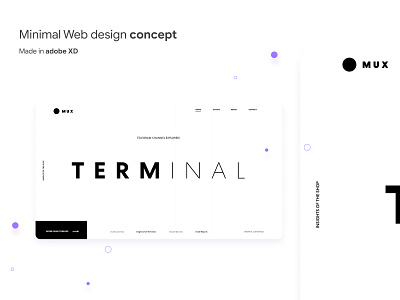 Minimal website design concept clean conceptart design figma graphicdesign interface landing page minimal product design ui uidesign ux web website xd design