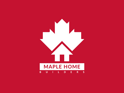 Maple Home Builders Logo design business logo design flat logo icon logo logodesign logogrid minimal logo minimalist logo real estate logo