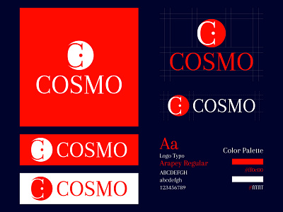 COSMO LOGO DESIGN brandidentity business logo company logos cosmetic cosmetics cosmos flat logo identity logo logodesign minimal logo minimalist logo