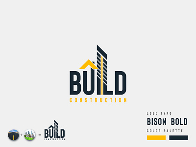 BUILD LOGO brand identity brandidentity business logo company logos construction design flat logo identity logo logodesign minimal logo real estate logo realestate