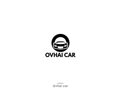 OVHAI CAR brand identity brand logo brandidentity car logo car rent car rental app design flat logo logo logodesign