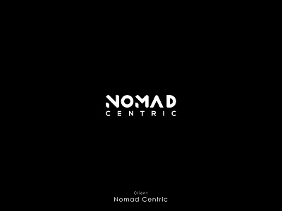 NOMAD CENTRIC brand identity brandidentity home service identity logodesign logos minimal logo movers shifting service typographic