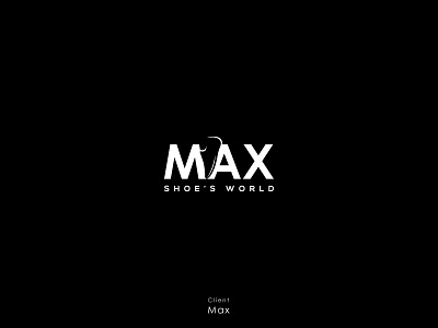 MAX brand identity brand logo brandidentity branding business logo company logo logo logodesign minimalist logo shoe shoe brand shoe logo
