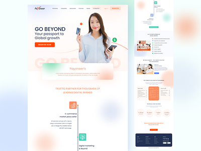 Payoneer Redesign payoneer uidesign uiux ux ui uxdesign web redesign webdesign website