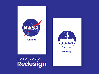 Nasa Logo redesign brandidentity logo logo design nasa nasa logo rocket space spacex