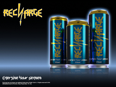 Recharge Energy Drink 3d affinityphoto affintydesigner graphic design product design