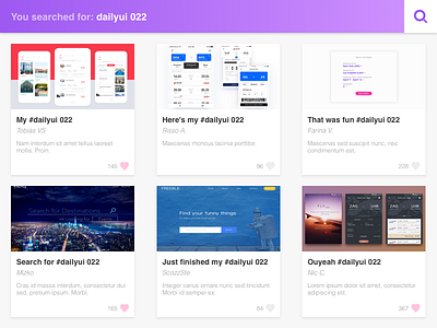 DailyUI #022 - Search